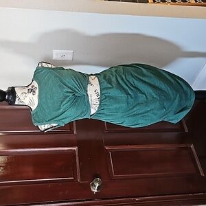 Knit T Shirt Dress with Cut Out Waist Size Extra Large